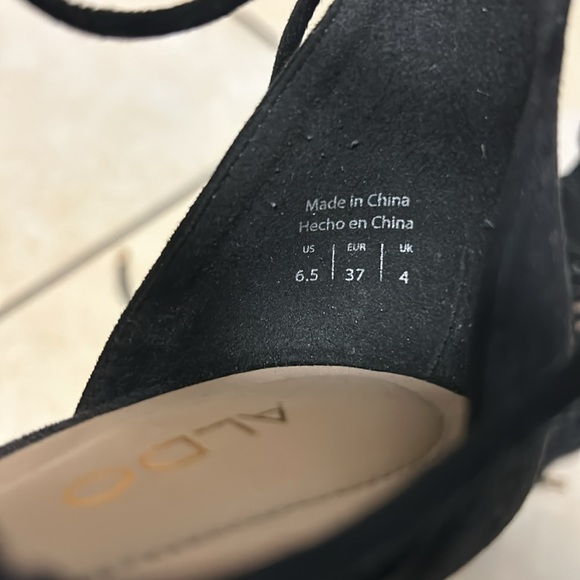 Aldo black heels size 6.5 - Picture 6 of 6